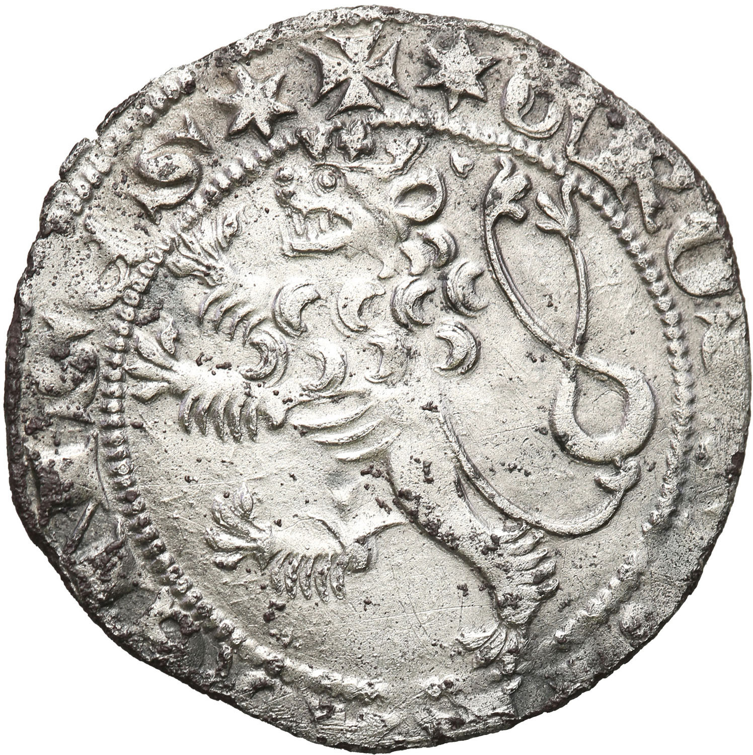 Polska/Czechy Wacław II. 1300-1305. Grosz praski, Kutna Hora